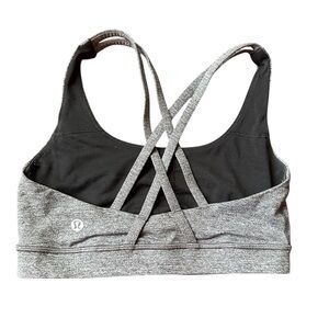 Lululemon Athletica Heathered Gray Sports Bra